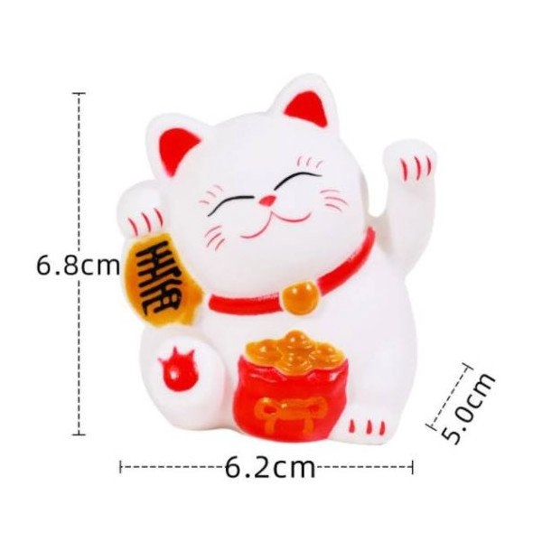 mèo thần tài để bàn trang trí tết