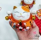 Mèo thần tài sứ để bàn trang trí tết