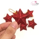 Set 6 ngôi sao kim tuyến năm cánh trang trí noel