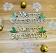 Bảng treo chữ Merry Christmas trang trí noel mẫu 2 nhiều kích thước