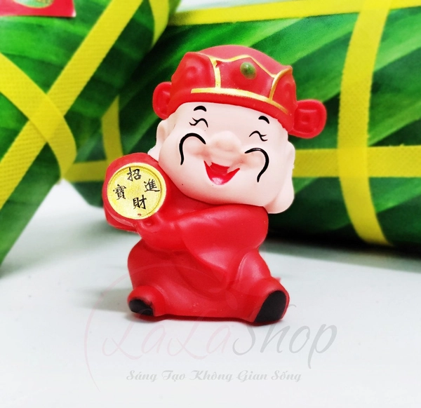 ông thần tài để bàn trang trí tết