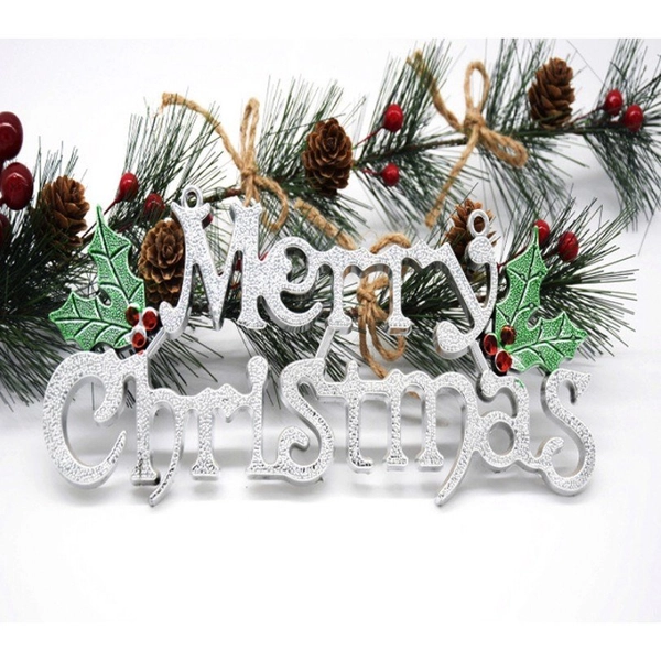 Bảng treo chữ Merry Christmas trang trí noel mẫu 2 nhiều kích thước