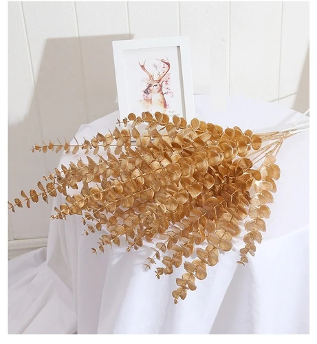 Lá táo mạ vàng trang trí