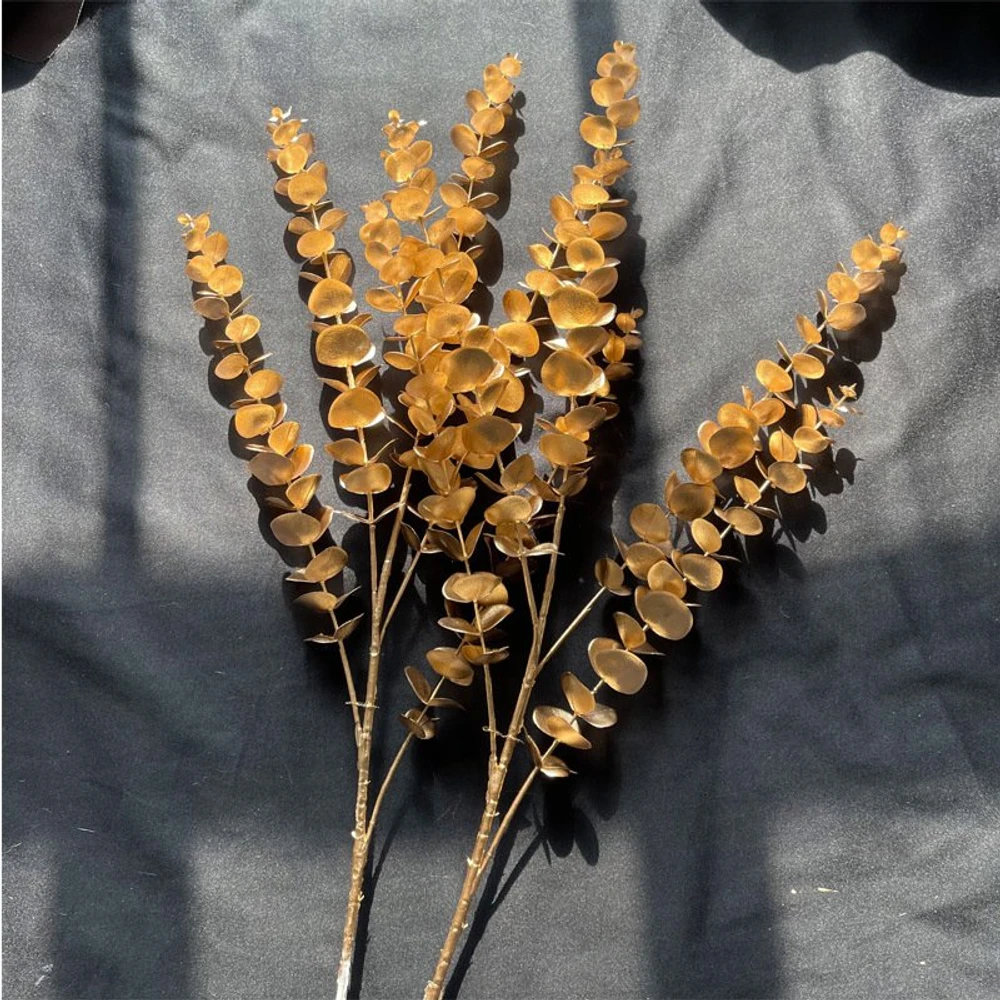 Lá táo mạ vàng trang trí
