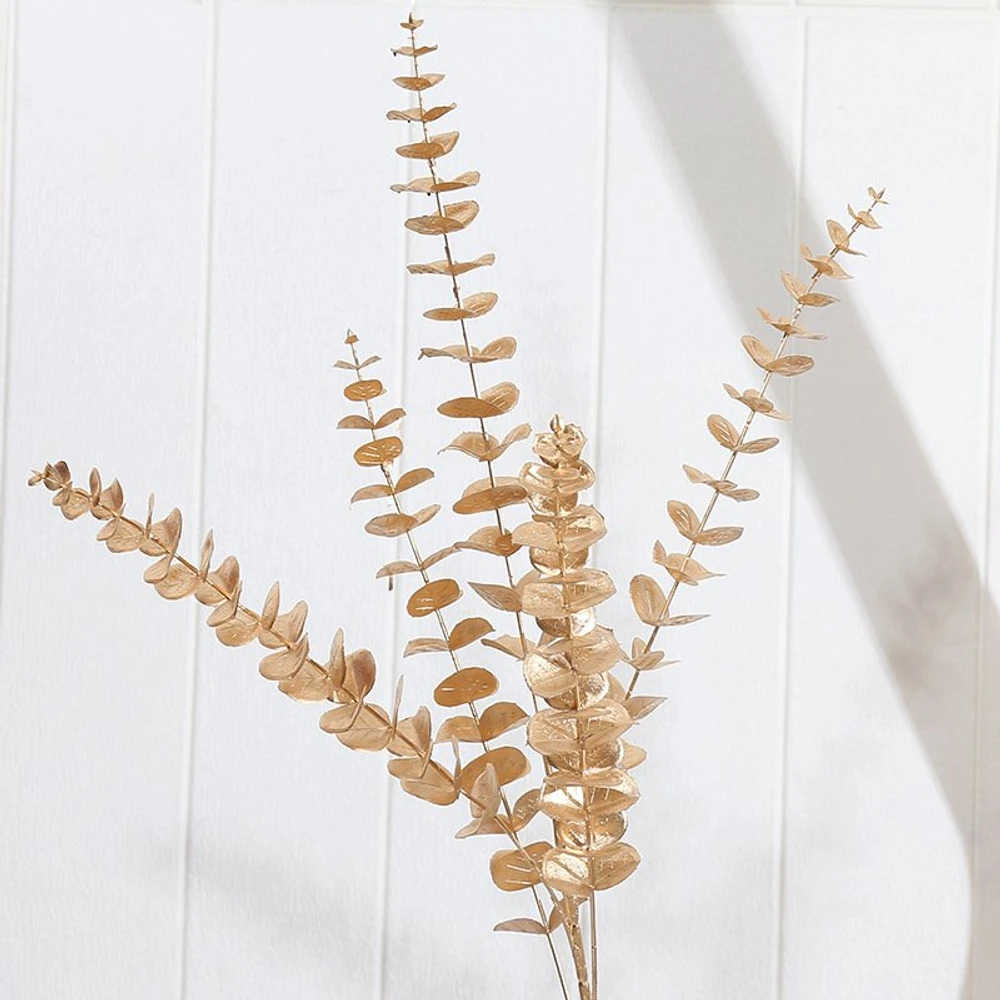 Lá táo mạ vàng trang trí