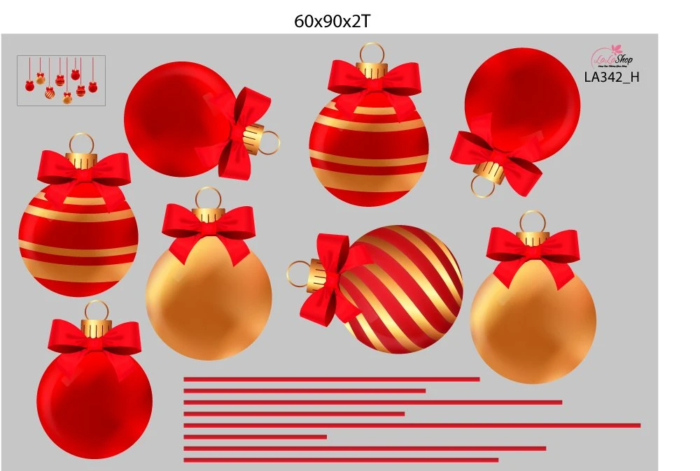 Combo Decal Trang Trí Noel Người Tuyết Và Cây Thông Đỏ