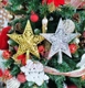 Ngôi sao đỉnh họa tiết trang trí noel