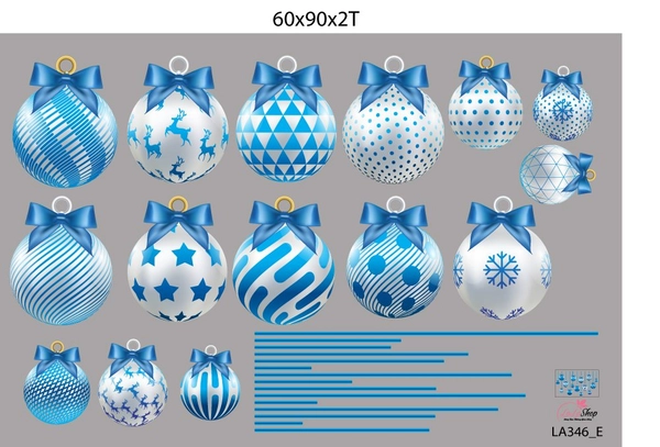 Combo Decal Trang Trí Noel Người Tuyết Và Quả Châu Xanh
