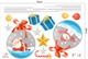 Combo Decal Trang Trí Noel Ông Già Noel Và Những Người Bạn Vui Nhộn