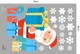Combo Decal Trang Trí Noel Ông Già Noel Và Những Người Bạn Vui Nhộn