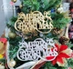 Combo 2 Bảng treo merry christmas trang trí size 18cm