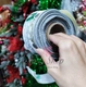 Cuộn ruy băng 10 mét vải họa tiết trang trí noel mẫu 2
