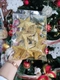 Set 10 ngôi sao màu vàng kim tuyến trang trí noel