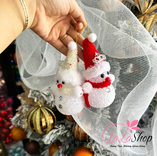 Đèn người tuyết nháy nhiều màu trang trí noel
