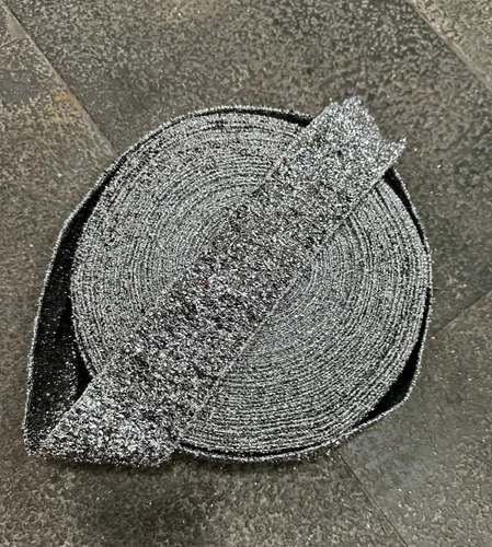 Cuộn Ruy Băng 10 Mét Màu Bạc Kim Tuyến