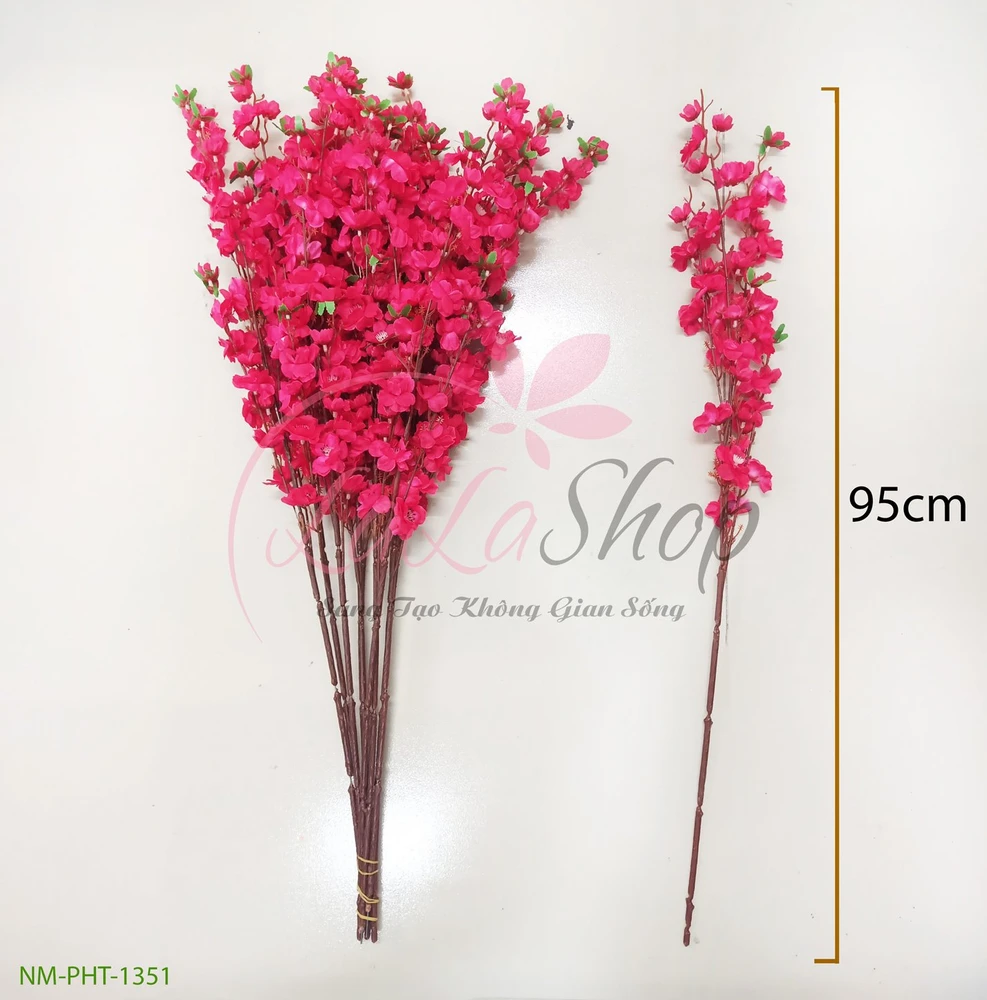Cành đào giả trang trí tết mẫu 2