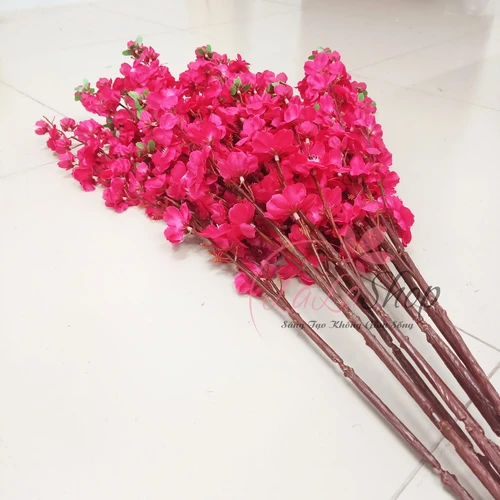Cành đào giả trang trí tết mẫu 2