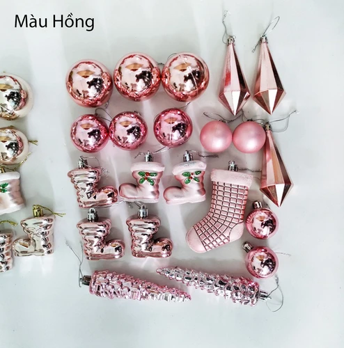 Hộp châu đủ loại trang trí cây thông giáng sinh