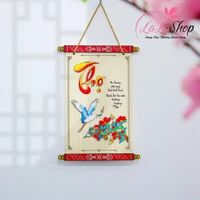 Lộc treo tết chữ thọ lộc treo cửa ngày tết