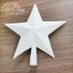 Ngôi sao đỉnh bạc phủ kim tuyến 23cm trang trí trên cây thông noel