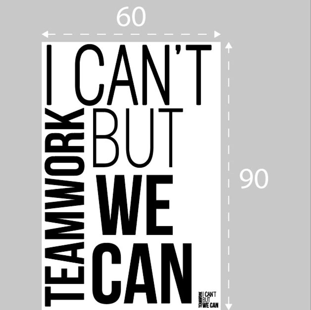 Decal Chữ Tiếng Anh Trang Trí Văn Phòng