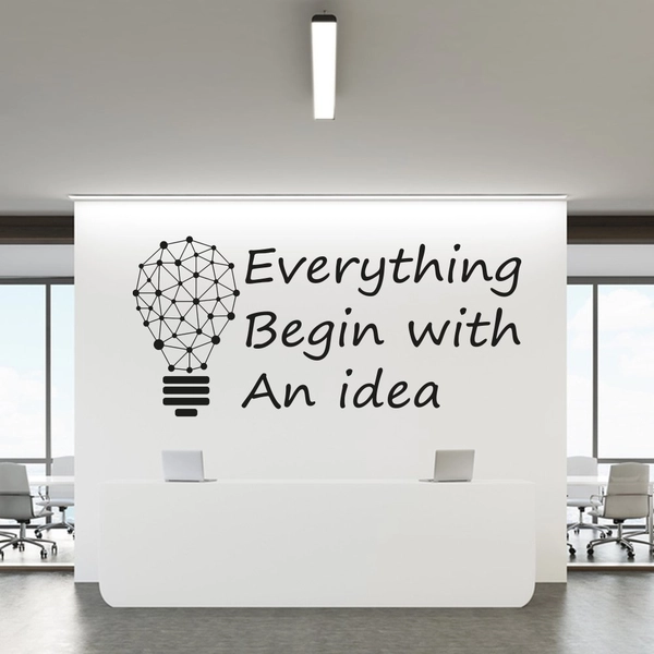 Decal Chữ Tiếng Anh Trang Trí Văn Phòng 6