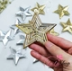 Set 6 ngôi sao treo trang trí noel size 8cm