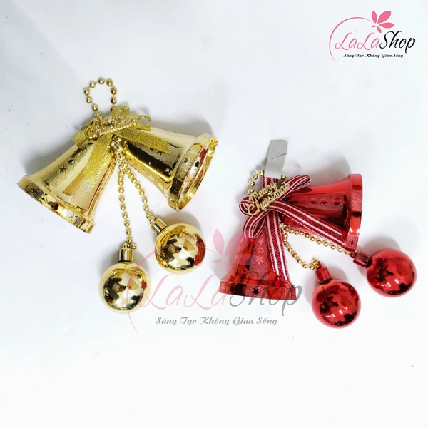 Chuông đôi họa tiết kèm châu