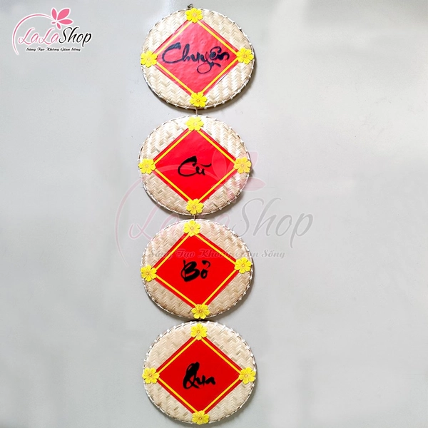 Combo 4 mẹt in chữ theo yêu cầu trang trí tết