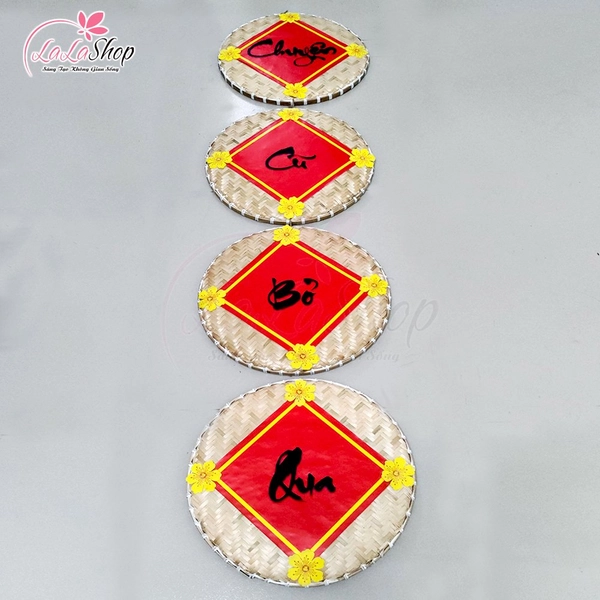 Combo 4 mẹt in chữ theo yêu cầu trang trí tết