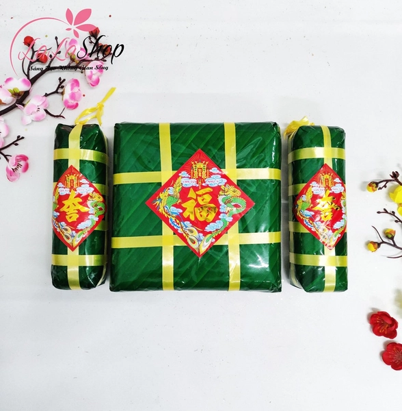 Combo bánh chưng bánh tét trang trí tết