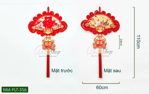Liễn chữ phúc nhung đỏ lớn 1m1 trang trí ngày tết