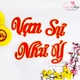 Chữ xốp Đỏ Vạn Sự Như Ý trang trí tết