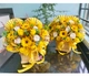 Lẵng hoa hướng dương sắc vàng may mắn mẫu 6