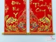 Bộ liễn câu đối chúc tết đến trăm điều như ý-mừng xuân sang vạn sự thành công