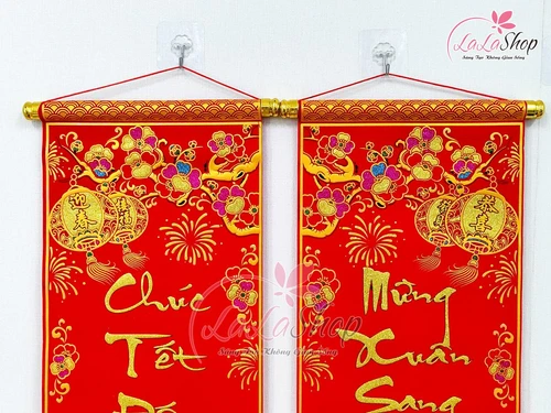 Bộ liễn câu đối mừng xuân sang-chúc tết đến