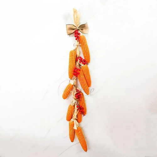 Dây 10 bắp ngô vàng giả trang trí tết