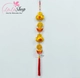 Dây lộc treo đồng tiền thỏi vàng may mắn trang trí tết 85cm