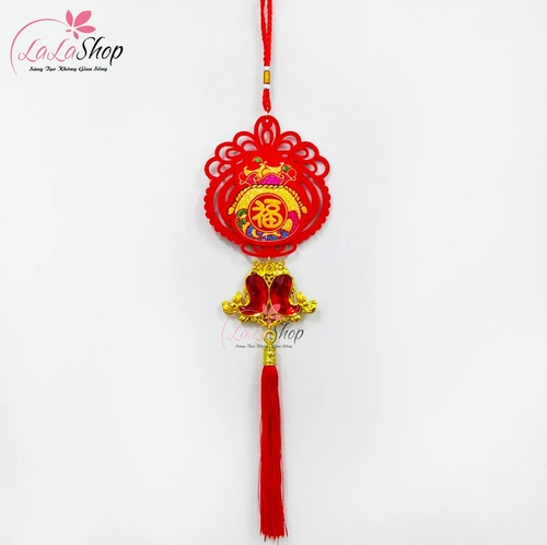 Dây lộc treo chữ phúc may mắn trang trí tết mẫu 3