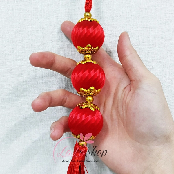 Dây lộc treo lồng đèn may mắn trang trí tết