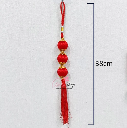 Dây lộc treo lồng đèn may mắn trang trí tết