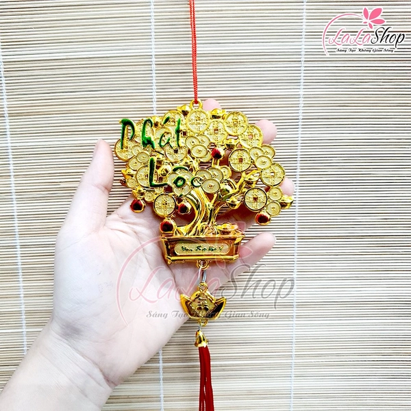 Combo 5 dây lộc treo đồng tiền chúc mừng năm mới vạn sự như ý trang trí tết