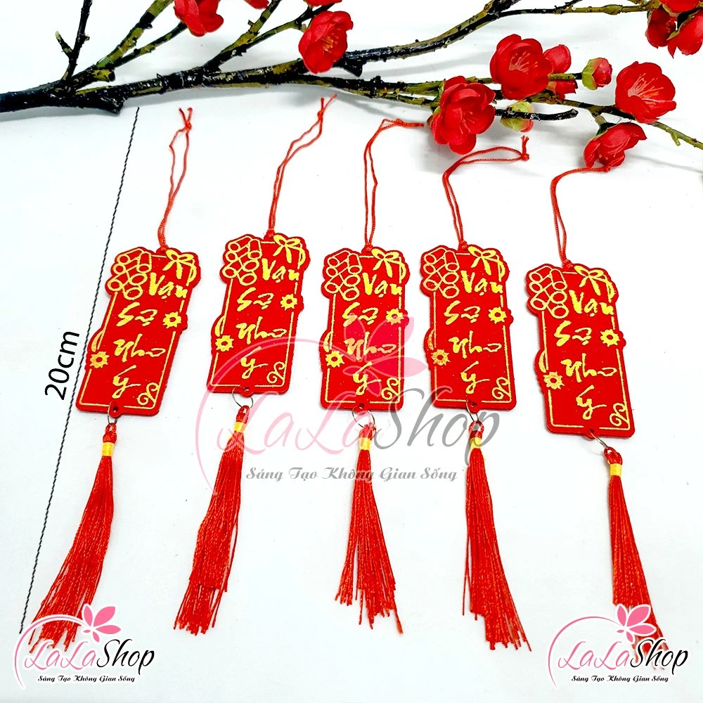 Combo 5 dây lộc treo vạn sự như ý trang trí tết