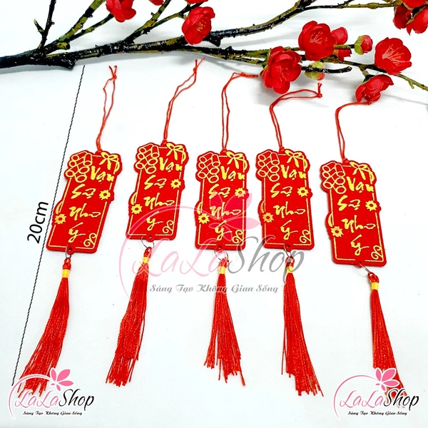 Combo 5 dây lộc treo vạn sự như ý trang trí tết