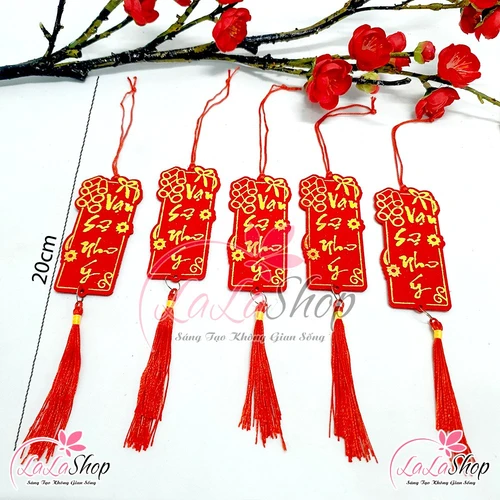 Combo 5 dây lộc treo vạn sự như ý trang trí tết