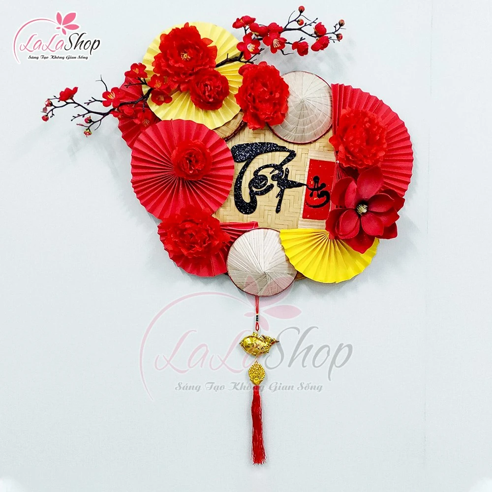 Mẹt Tết Thư Pháp Chữ An 60cm Trang Trí Tết