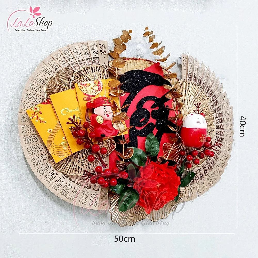 Mẹt Tết Trang Trí Nhà Cửa 50cm