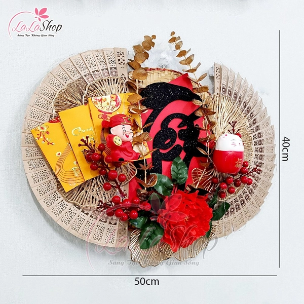 Mẹt Tết Trang Trí Nhà Cửa 50cm