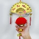 Liễn treo quạt lồng đèn thỏi vàng chúc mừng năm mới vạn sự như ý trang trí tết