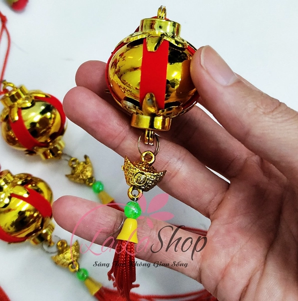 Combo 10 dây treo trái lộc vàng may mắn trang trí tết
